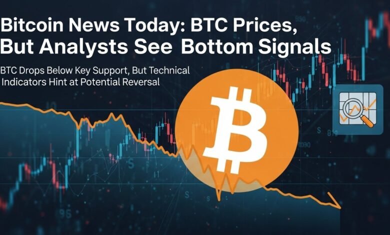 Bitcoin News Today BTC Price Slides, But Analysts See Bottom Signals