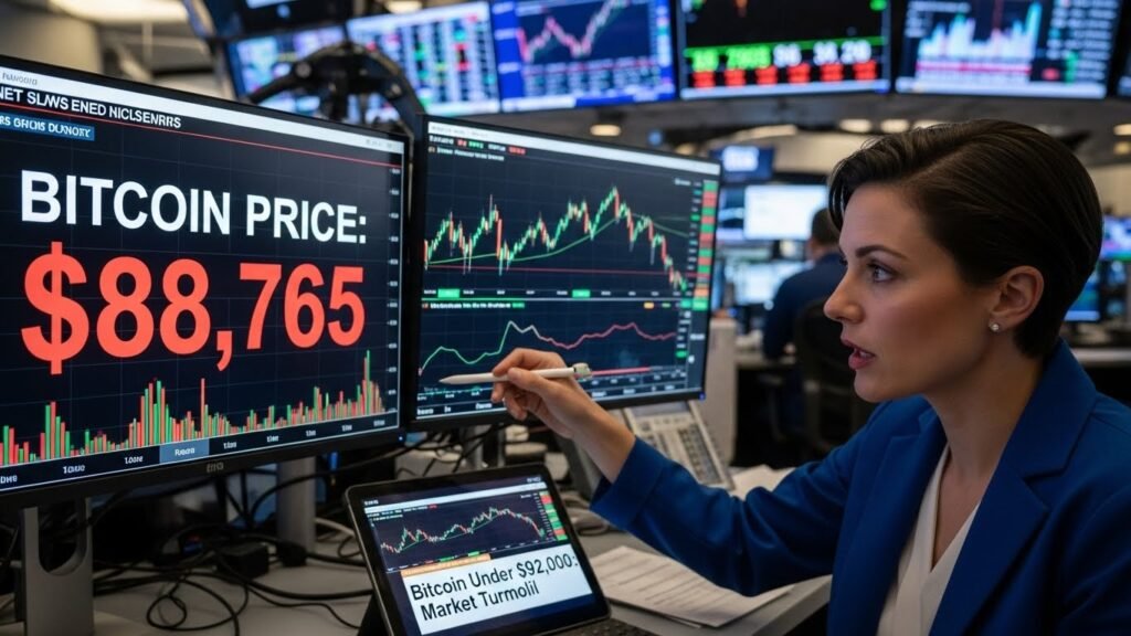 Bitcoin Price Slides 