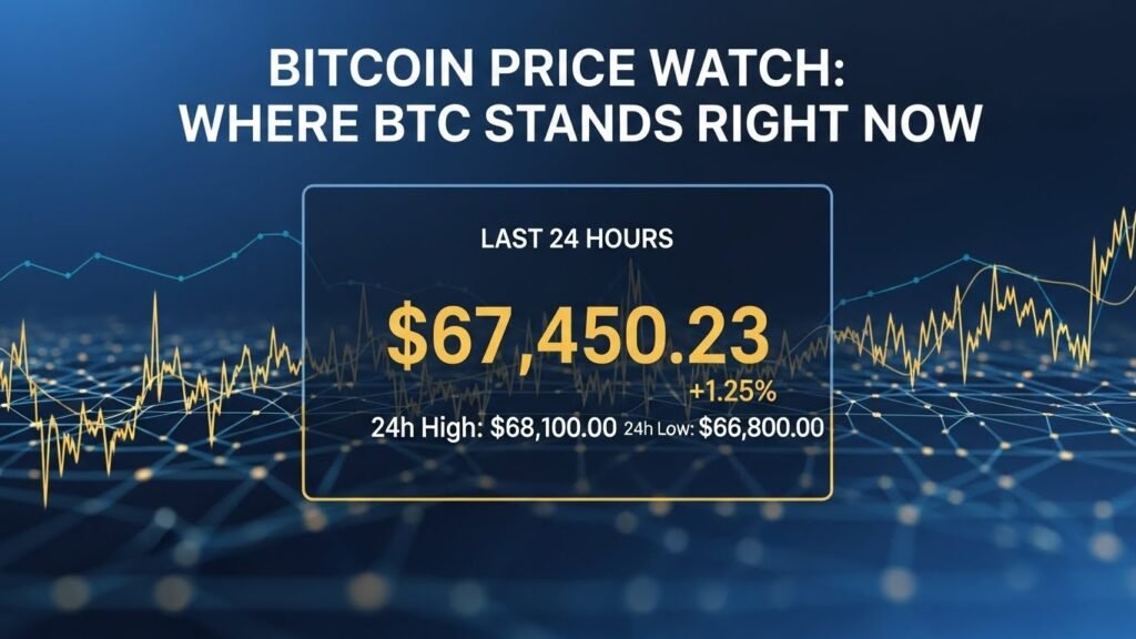 Bitcoin Price Watch Where BTC Stands Right Now