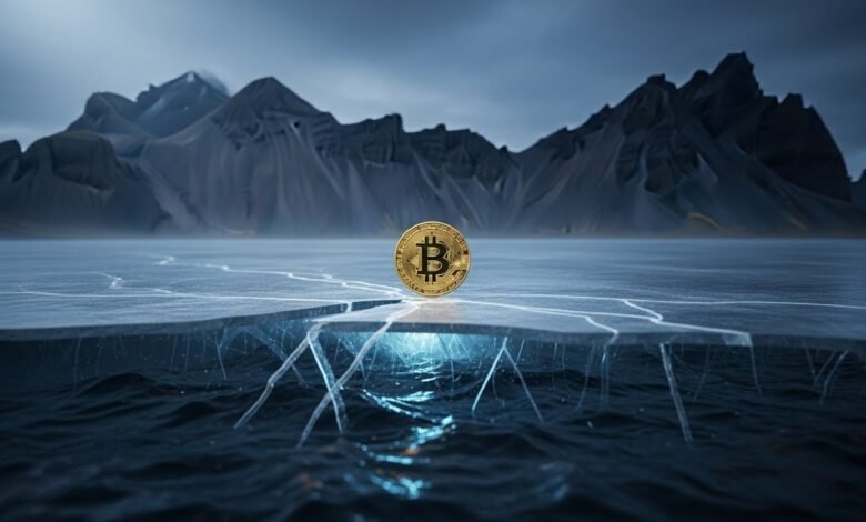 Bitcoin on Thin Ice as Risk-Off Mood Deepens