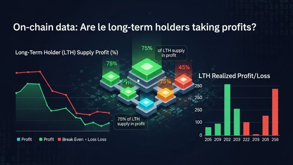 On-chain data Are long-term holders taking profits