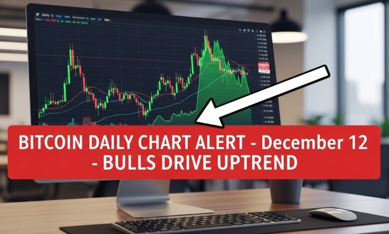 Bitcoin December 12 Daily Chart Alert - Bulls Drive Uptrend