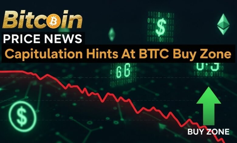 Bitcoin Price News Capitulation Hints At Big BTC Buy Zone