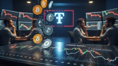 Crypto Firm Tied to Trump Plunges After Lockup