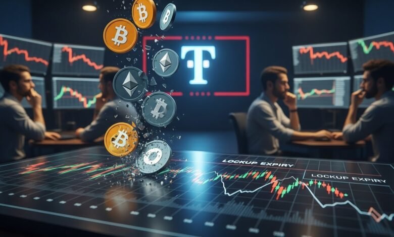 Crypto Firm Tied to Trump Plunges After Lockup