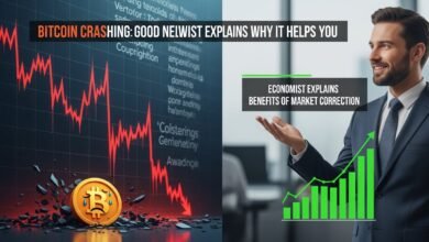 Bitcoin Crashing Good News: Economist Explains Why It Helps You