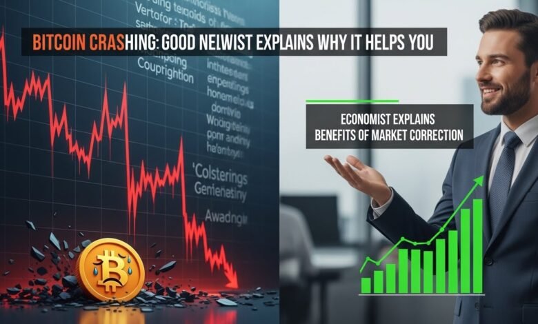 Bitcoin Crashing Good News: Economist Explains Why It Helps You