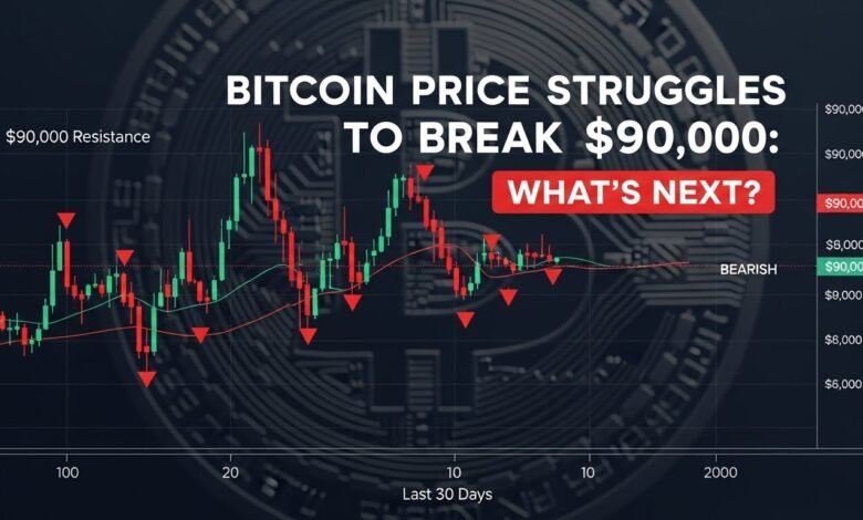 Bitcoin Price Struggles to Break $90,000: What's Next?