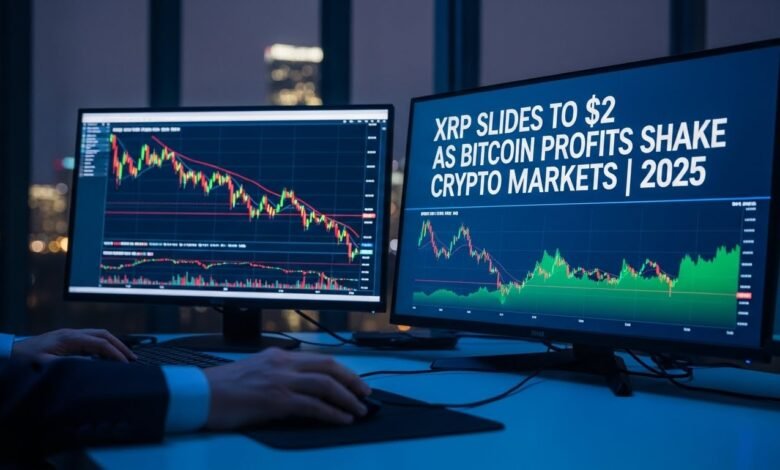 XRP Slides to $2 as Bitcoin Profits Shake Crypto Markets 2025