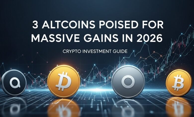 3 Altcoins Poised for Massive Gains in 2026 Crypto Investment Guide