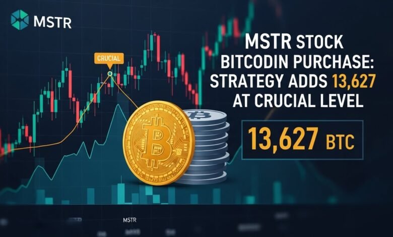 MSTR Stock Bitcoin Purchase Strategy Adds 13,627 BTC at Crucial Level
