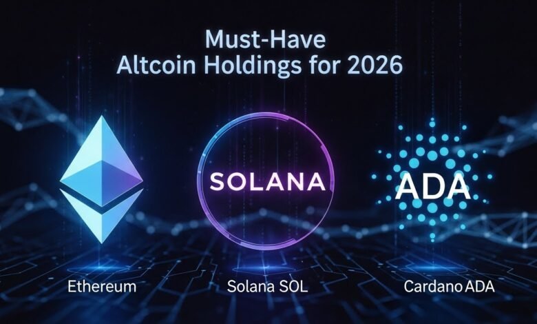 Must-Have Altcoin Holdings for 2026 Ethereum, Solana, Cardano