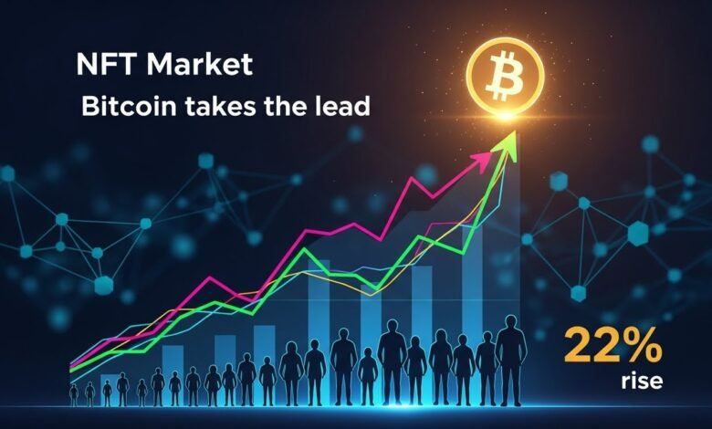 NFT Market Climbs as Buyers Rise 22% and Bitcoin Takes the Lead