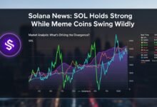 Solana News SOL Holds Strong While Meme Coins Swing Wildly
