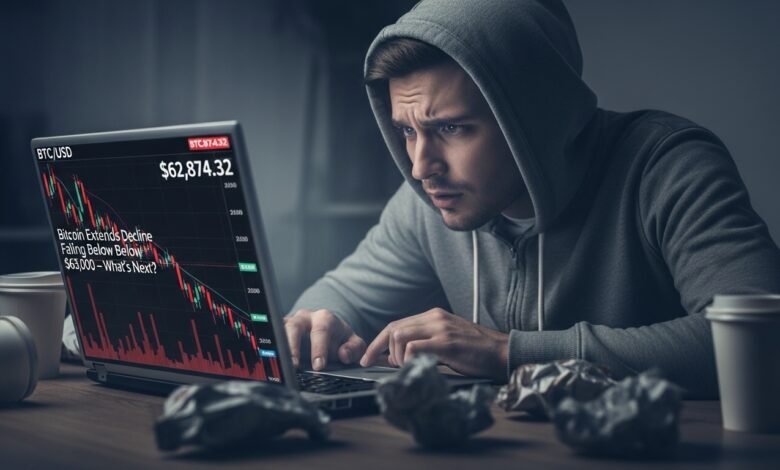 Bitcoin Extends Decline Falling Below $63,000 — What's Next