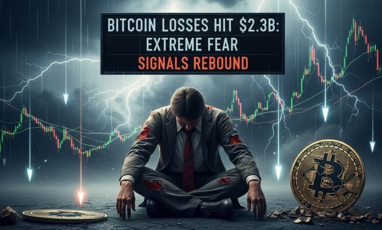 Bitcoin Losses Hit $2.3B Extreme Fear Signals Rebound