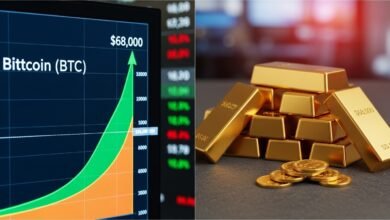 Bitcoin Nears $68,000 and Gold Jumps on US-Iran Tensions