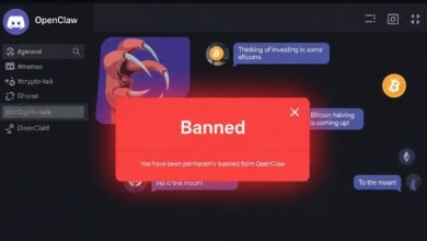 Bitcoin and Crypto Talk on OpenClaw Discord Gets You Banned