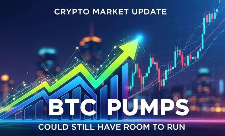 Crypto Market Update BTC Pumps, Could Still Have Room to Run