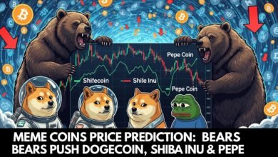 Meme Coins Price Prediction Bears Push Dogecoin, Shiba Inu & Pepe