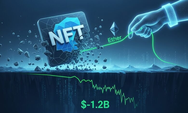NFT Market Cap Drops $1.2B as Ether Rally Stalls