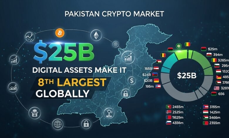 Pakistan Crypto Market $25B Digital Assets Make It 8th Largest Globally