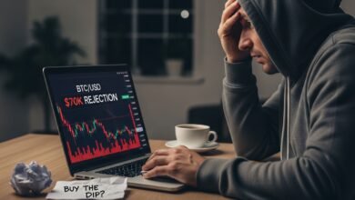 Bitcoin BTCUSD Second $70k Rejection Buy the Dip