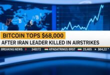 Bitcoin Tops $68,000 After Iran Leader Killed in Airstrikes