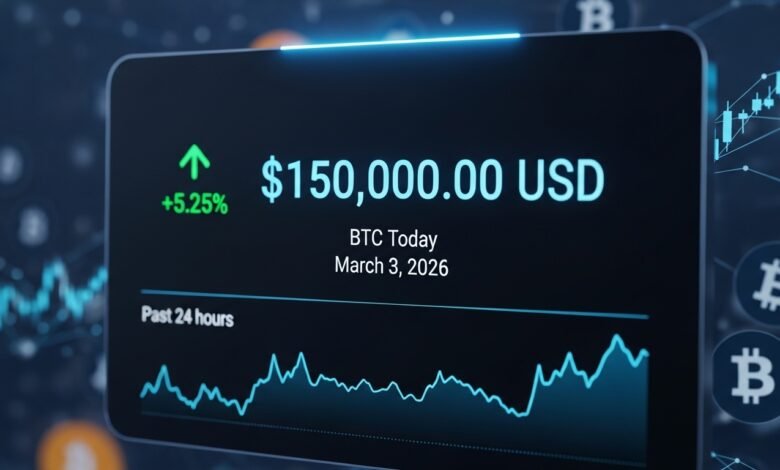 Current Price of Bitcoin for March 3, 2026 — BTC Today