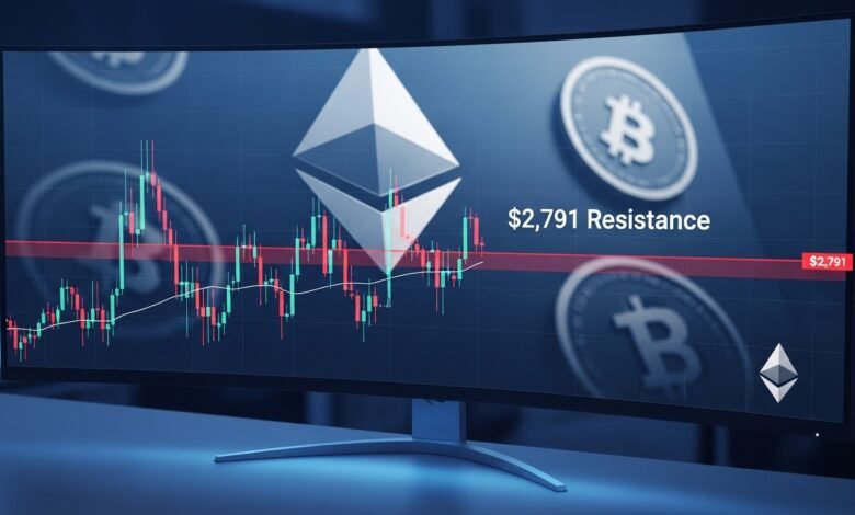 Ethereum Faces $2,791 Resistance