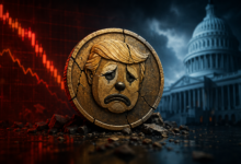 Political Meme Coins Face Market Pressure