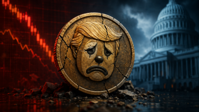 Political Meme Coins Face Market Pressure