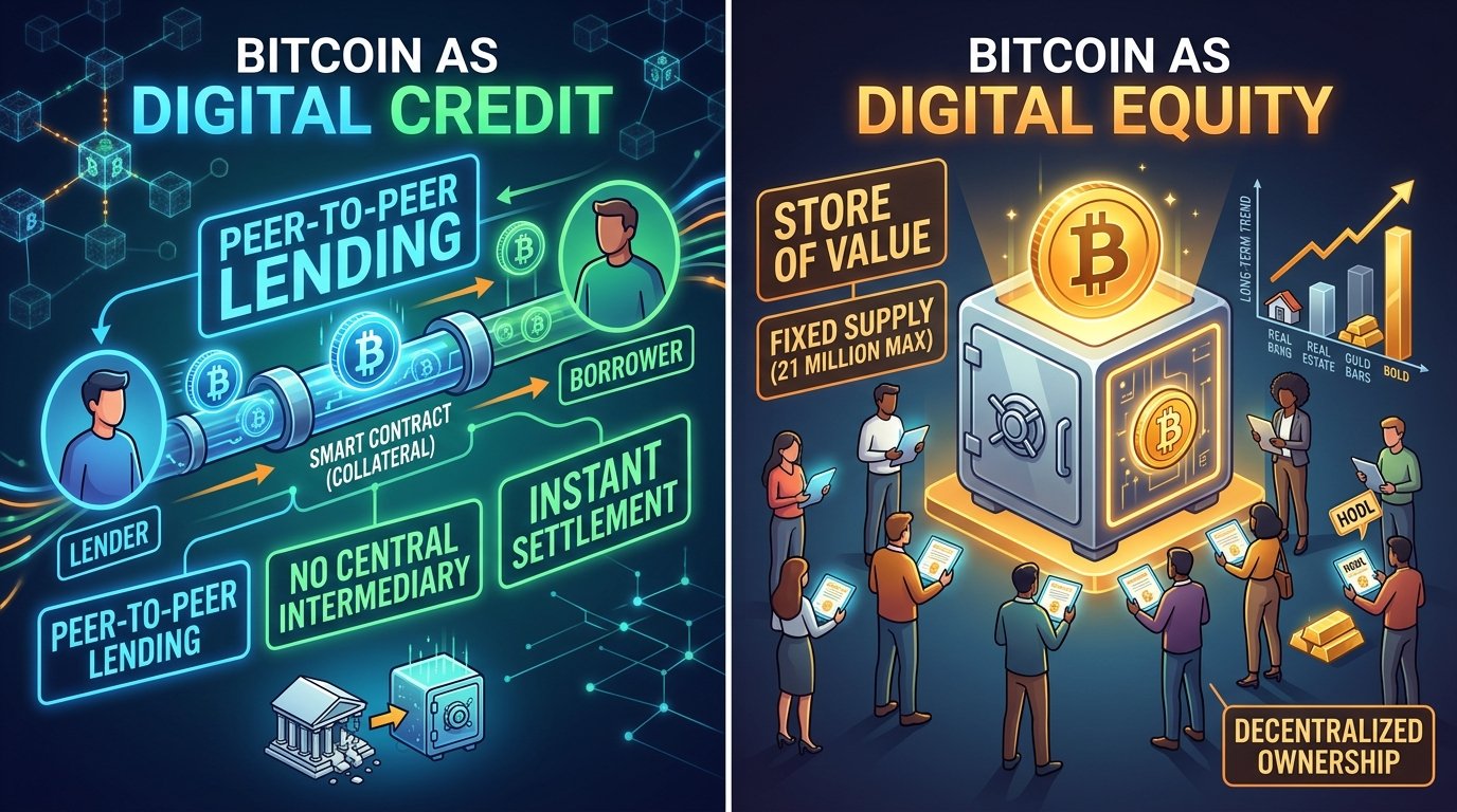 Bitcoin as Digital Credit & Equity Explained