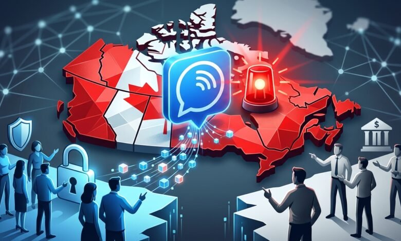 Signal Canada Exit Warning Sparks Privacy Debate