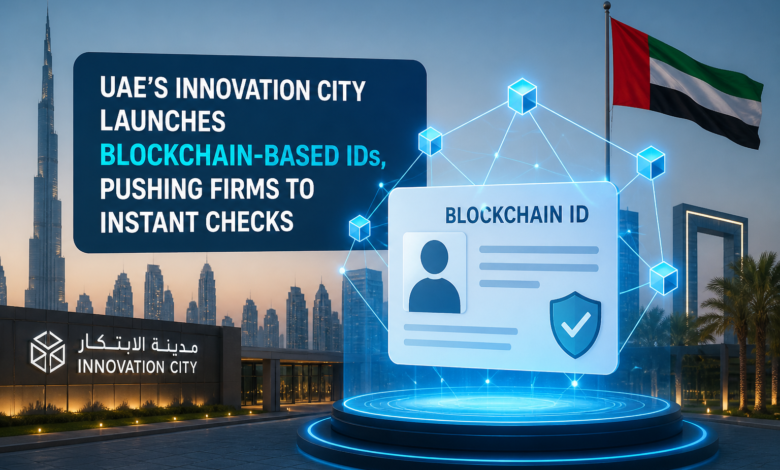 UAE innovation city unveils blockchain IDs