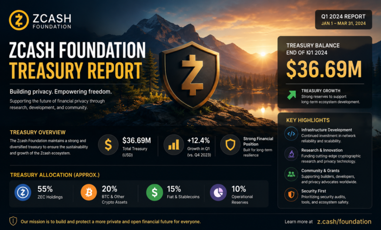 Zcash Foundation treasury report